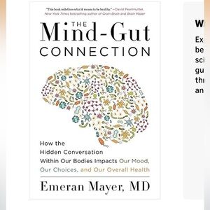 The Mind-Gut Connection by Emeran Mayer MD - White Cover